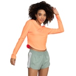 Blusa Cropped Manga Longa Feminina adidas Outloud LARANJA