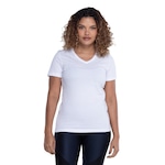 Camiseta Feminina Fila Manga Curta Basic Branco/Branco