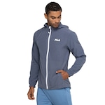 Jaqueta Masculina FIla com Capuz Sport Blend Azul Esc Mescla