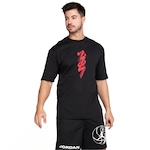 Camiseta Masculina Nike Jordan Zion Ss Seasona PRETO