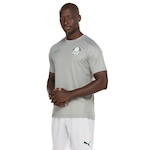 Camisa do Palmeiras 23 Puma Masculina Casual CINZA