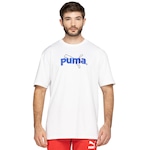 CAMISETA PUMA TEAM GRAPHIC BRANCO