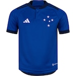 Camisa do Cruzeiro I 23 adidas - Infantil AZUL ESCURO