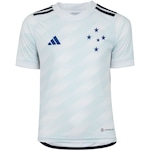 Camisa do Cruzeiro II 23 adidas - Infantil BRANCO