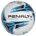 Bola de Futsal Penalty Rx 500 XXIII BRANCO/AZUL