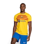 Camiseta Barcelona Nike Masculina Dri-Fit Stadium Js AMARELO