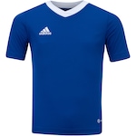 Camiseta Infantil adidas Manga Curta Entrada 22 AZUL