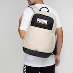 Mochila Puma Plus Backpack - 23 Litros Bege/Preto