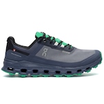 Tênis On Running Cloudvista Waterproof - Masculino Azul/Verde Esc