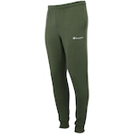 Calça de Moletom Masculina Champion Jogger Mini Scrip VERDE ESCURO