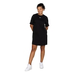 Vestido Nike Sportswear Essentials Ss Dress - Adulto PRETO/BRANCO