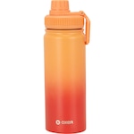 Garrafa Oxer Degradê Aço Inoxidável - 500ml Laranja Cla/Laranja