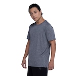 Camiseta Masculina Oxer Manga Curta Malha Mescla Basic CINZA ESCURO