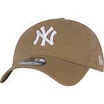 Boné Aba Curva New York Yankees New Era MLB Strapback 920 ST PERM KHK - Adulto BEGE