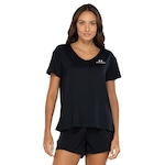 Camiseta Feminina Under Armour Manga Curta Rush Energy PRETO