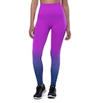 Calça Legging Feminina Oxer Cós Alto Degradê ROSA/AZUL