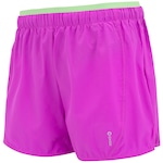 Short Feminino Oxer com Forro e Bolso Interno Ever Rosa/Verde Cla