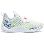 Tênis Under Armour Curry 10 Splash Party - Masculino BRANCO/AZUL