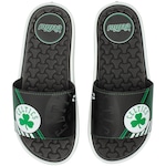 Chinelo Slide NBA Grendene Rider Pump II - Adulto PRETO/VERDE