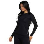 Camiseta Feminina Oxer Manga Longa UV 50+ PRETO