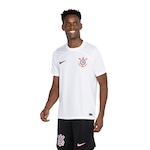 Camisa do Corinthians I 23 Masculina Torcedor BRANCO/PRETO