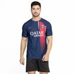 Camisa do PSG I 23 Nike Masculina Jogador AZUL ESC/VERMELHO