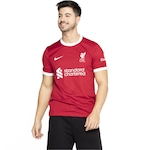 Camisa do Liverpool I 23 Nike Masculina Torcedor VERMELHO/BRANCO