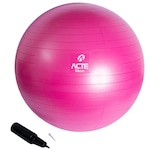 Bola de Ginástica ACTE Sports 65 cm com Bomba de Ar ROSA