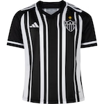 Camisa do Atlético-MG I 23 adidas - Infantil PRETO/BRANCO