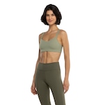 Top Fitnees com Bojo Nike Baixa Sustentação Dri-Fit Alate Trace BRA - Adulto VERDE CLARO