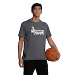 Camiseta Unissex And1 Manga Curta Streetball CINZA ESC MESCLA