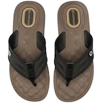 Chinelo Grendene Rider Cartago Texas + Nécessaire - Adulto MARROM/PRETO