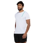 Camiseta Masculina FitDance Manga Curta Poliamida Minimal BRANCO