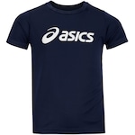 Camiseta Infantil ASICS Performance AZUL ESCURO