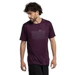 Camiseta Masculina Oxer Estampada VINHO