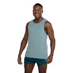 Camiseta Regata Masculina Oxer Crepe Estampada AZUL CLARO