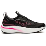 Tênis Mizuno Glow - Feminino Preto/Rosa Esc