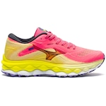 Tênis Mizuno Wave Sky 7 - Feminino ROSA/AMARELO