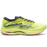 Tênis Mizuno Wave Rider 27 - Masculino Amarelo Fluor