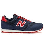 Tênis New Balance 373 Lace - Júnior AZUL ESC/VERMELHO