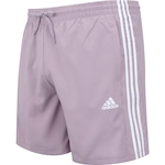 Bermuda Masculina adidas 3 Stripes ROSA ESCURO