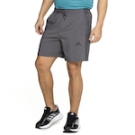 Bermuda Masculina adidas 3 Stripes CINZA ESCURO