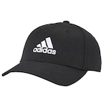 Boné Aba Curva adidas Strapback Baseball Cotton - Adulto PRETO/BRANCO