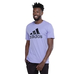 Camiseta Masculina adidas Manga Curta Big Logo AZUL