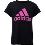 Camiseta Infantil adidas Manga Curta Big Logo Essentials PRETO