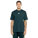 Camiseta Masculina adidas Manga Curta Future Icon AZUL ESC/VERDE