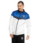 Jaqueta PSG Balboa Masculina Polytricot BRANCO/AZUL