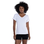 Camiseta Feminina Oxer Decote V BRANCO