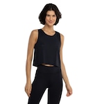 Camiseta Regata Cropped Feminina Oxer Telada PRETO