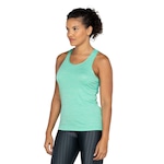 Camiseta Regata Feminina Oxer New Bruni Abertura Costas VERDE CLARO